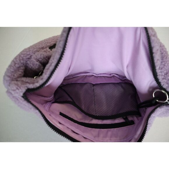 FP Movement x Free People Women's O/S Purple Overachiever Sherpa Sling Bag - Picture 8 of 10